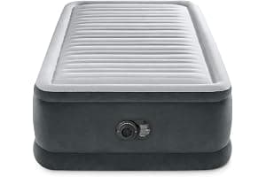 Intex 64412 Comfort-Plush Elevated Colchón Hinchable, con Tecnología Fiber-Tech, de la Línea Dura-Beam Deluxe