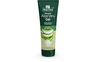 Aloe Pura, Organic Aloe Vera Gel, Natural, Vegan, Cruelty Free, Paraben & SLS Free, Cooling, Soothing, 100ml