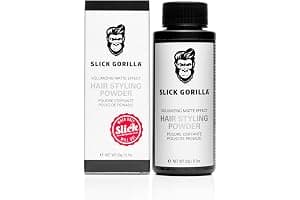 Slick Gorilla Polvo de Peinado para Hombres 20 ml | Polvo de Textura | Acabado Mate | Fijación 24 h | Aporta Volumen y Cuerpo | Ligero | No Pegajoso |Sin Brillo