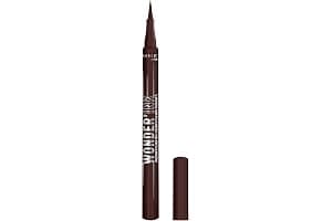 Rimmel Wonder'Ink Precision Liquid Eyeliner Pen, 002 Spiced Chestnut, Waterproof, Smudge-proof, Long-Lasting, Highly Pigmente