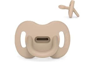 Suavinex, Chupete Todo Silicona, para Bebés 6/18 Meses, con Tetina Fisiológica Sx Pro, Súper Blandito y Flexible, Ideal para Dormir, Respeta el Desarrollo Bucodental, Colour Essence, Irish Cream