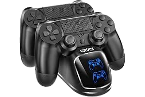 OIVO PS4 Controller Charger - Dualshock 4 Controller Charging Station with Upgraded 1.8-Hours Charging Chip