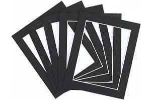Frame Company Pack of 10 Black Mounts 14x11 for A4 *Choice of Colours*