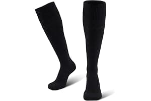 CFA V1 Calcetines Compresion Mujer y Hombre Graduada Antiampollas, Ideales Para El Deporte | Modelo Hasta La Rodilla | Soporte De Tobillo Y Arco | Diseño Danés | Fabricado En Portugal