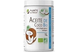 Aceite de Coco Virgen Orgánico 1 L - PRENSADO EN FRIO - Ideal para Cocinar - Ingredientes Naturales - Virgen Extra - Hidrata Piel y Cabello - Apto para Veganos