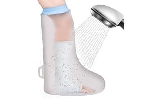 Fasola Protector Escayola Pierna para Ducha, Piscina, Funda para Escayola Pierna Adulto, Reutilizable Bolsa Escayola Pierna Mantenga Secos el Yeso y el Vendaje