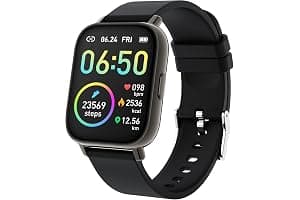 Smart Watch, Fitness Tracker 1.69" Touch Screen Fitness Watch with Heart Rate Sleep Monitor, Step Counter for Men Women Activity Trackers IP68 Waterproof Smartwatch Sports for iOS Android
