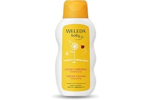 Weleda - Leche Corporal de Caléndula para Bebé, Hidrata, Nutre, Calma y Protege, Apto para Pieles Sensibles - 200 ml