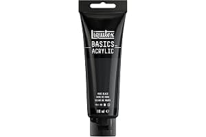 LIQUITEX Basics Acrylic Paint, Mars Black, 118 ml Tube