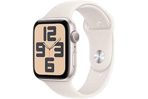 Apple Watch SE (2nd Gen) GPS 40mm Smartwatch with Starlight Aluminium Case with Starlight Sport Band - S/M. Fitness and Sleep Trackers, Crash Detection, Heart Rate Monitor, Retina Display