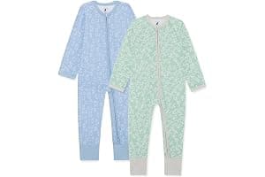 Bramble & Bear Pijama Bebé Niño y Niña (Packs de 2) - Algodón Orgánico. Pijamas Enteros para Bebés Supersuaves