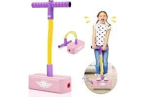 Toyzey Juguetes Niñas 3 4 5 6 7 8 9 10 11 12 Años,Pogo Stick Regalos Niña 3-12 Años Juguetes para Niñas de 3-12 Años Regalos Niños Cumpleaños Niñas