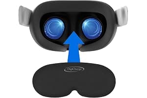 Digicharge VR Lens Cover Protector, Compatible with Meta Quest 3S, Xbox edition, Quest 3, Quest 2, Accessories Oculus Rift S, Valve Index, Pico 4, Premium Foam, Dust and Scratch VR Lens Cap