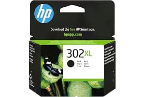 HP 302XL F6U68AE, Negro, Cartucho de Tinta de Alta Capacidad Original, Compatible con impresoras de inyección de Tinta DeskJet 1110, 2130, 3630, Envy 4520, OfficeJet 3830, 4650, 5220 y 5230