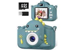 Gofunly Cámara Digital para Niños, 1080P 2,0" HD Camara Fotos Infantil con 32GB Tarjeta, Camara de Fotos para Niños de 3-12 Años, Selfie Video Cámara Infantil Regalos Ideales para Niños y Niñas