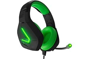Orzly Auriculares Gaming Compatible con PS5, PS4, PC, Xbox, Nintendo Switch, con microfono, Sonido Premiun RGB Luz LED, cancelación de Ruido - Hornet RXH -20 Sagano Edicion