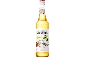 MONIN Premium Vanilla Syrup 700ml for Coffee and Cocktails. Vegan-Friendly, Allergen-Free, 100% Natural Flavours and Colourings