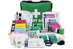 LEWIS-PLAST Kit de primeros auxilios Saco de primeros auxilios 160 piezas - kit compatible con estándares europeos