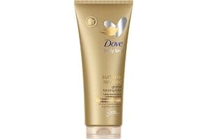 Dove Light to Medium Self Tan Lotion 1 Gradual Tan Lotion For Sun-Kissed Skin Tanning Lotion For All Skin Types 200 ml