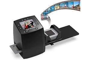 DIGITNOW!High Resolution 135 Film/Slide Scanner, Slide Viewer and Convert 35mm Negative Film &Slide to Digital JPEG Save into SD Card , with Slide Mounts Feeder No Computer/Software Required.