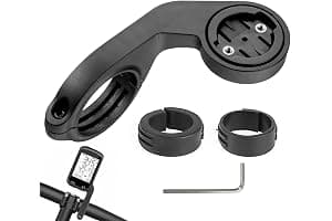 LgCiXli Soporte de bicicleta profesional para Garmin Edge 1040 1030 840 540 530 | Soporte aerodinámico GPS para bicicleta de carretera y MTB | Visibilidad óptima y agarre estable | Ø 31,8 mm