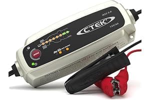 CTEK MXS 5.0 Battery Charger with Automatic Temperature Compensation, Black