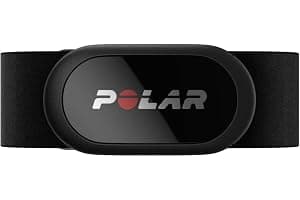 Polar H10 Heart Rate Sensor – ANT+ & Bluetooth, ECG/EKG Accuracy, HRV Tracking, Waterproof, Machine-Washable Strap, Comfortable Fit, Replaceable Battery, Sports & Gym Compatible