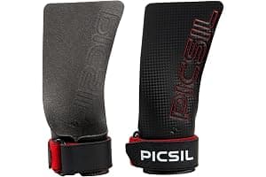 PICSIL - Calleras RX | Material de Fibra de Carbono | Uso con Magnesio | Agarre en Todas Superficies y Tipo de Barras | Diseñadas para Todos los Atletas