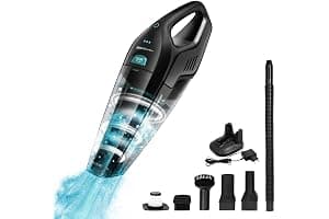 Cecotec Aspirador de Mano Conga Immortal ExtremeSuction 22,2 V Hand. Potente. para sólidos y líquidos. Tecnología ciclónica. Accesorios para casa y Coche. Autonomía de 25 Minutos.