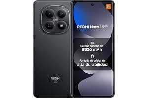 XIAOMI REDMI Note 15 5G - 8+256GB Smartphone, 6.77" FHD+ AMOLED Display, Snapdragon 6 Gen 3, 108MP Camera, 5520mAh Battery, Charger Not Included, Black (ES Version)