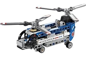 LEGO TECHNIC - Helicóptero de Doble hélice, Juegos de construcción (42020)