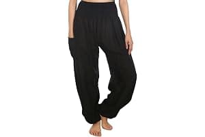 Lofbaz Harem Pants for Women Yoga Boho Hippie Clothing Womens Palazzo Bohemian Pajama Trousers Beach Indian Gypsy Genie Clothes