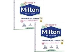 Milton Sterilising Tablets – 2 Pack (56 Tablets Total) | Cold Water Baby Bottle Steriliser | Kills 99.9% of Germs | Fast & Easy | Travel-Friendly | Trusted UK Brand