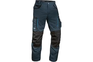 Uvex Tune-up 8909 Pantalon de Trabajo para Hombre - Pantalones Cargo para Trabajar de Algodón y de Cordura - Multibolsillos - Bolsillo de Las Rodilleras - Color Gris, Negro, Azul, Verde, Blanco
