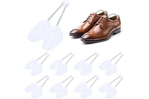 JOTOL 9 Pares De Hormas Para Zapatos Hombre,Ensanchador De Zapatos,Hormas De Plástico,Horma Zapatos Eu La Talla 38-45,Justable Longitud,Transparente