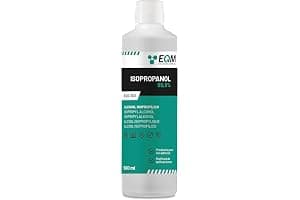 EQM - ECO-301 - Alcohol Isopropílico 99,9% - 500 ML - Isopropanol - Limpieza componentes electrónicos, objetivos y pantallas - Limpieza de resinas en impresión 3D - Limpiacristales y desengrasante