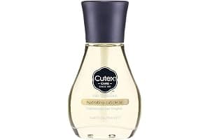 Cutex Hydrating Cuticle Oil, Formulated with Vitamin E & Sweet Almond Oil, (13.6ml) for Dry, Brittle & Rough Nails, Almond Scent, Dermatologist Tested