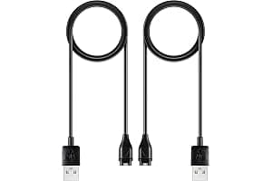 AWINNER Compatible for Garmin Watch Charger Cable (2 Pack)