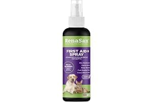 RenaSan Animal First Aid Spray (100ml) – Wound Disinfection, Kills Bacteria & Stops Itching, Alcohol-Free, Non-irritating, for Dogs, Cats & all other animals.
