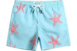 MaaMgic Bañador Niño Ropa de Baño para Niño Secado rápido Interior de Malla Short de Natación Estampado