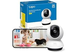 Tapo C220 - AI Camera 360° Surveillance, 2K 4MP QHD, Intelligent AI, Night Vision, Two-Way Audio, Motion Detection, Supports 