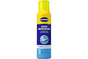 Dr. Scholl’s Fresh Step Anti Odour Shoe Spray, Eliminates Odor For Up To 48 Hours. Fresh Scent, Quick Drying, Suitable For All Shoe Types, Running Trainers, Sports, & More, 150ml, Pack of 1