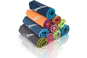 NirvanaShape Toalla de Microfibra | 14 Colores | 8 Dimensiones | Toalla de Viaje Ligera, Absorbente y de Secado Rápido | Toalla de Baño para Viajes | Ideal para Playa, Camping, Yoga y Sauna