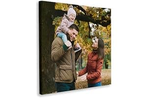 Print Maniacs Personalised Birthday Gifts for Women, Personalised Canvas with Photo, Customised Photo Canvas's, Customise Canvas with Photos, Personalized Women Gifts for Birthday