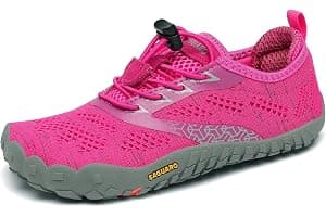 SAGUARO Minimalistas Barefoot Zapatillas de Trail Running Niños Zapatillas de Deporte Transpirables para Exterior Interior