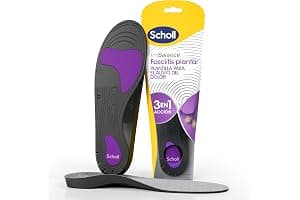 Scholl In-Balance Plantillas Ortopédicas para Hombre y Mujer - Plantillas Fascitis Plantar, Dolor de Talón y Metatarsalgia, Soporte del Arco, Pies Planos y Espolón Calcáneo, Talla L 42,5-45