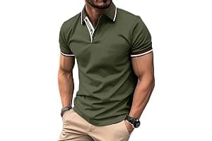 SwissWell Polo Manga Corta para Hombre Polo Shirt de Secado Rápido Polo de Golf Verano Outdoor Transpirable Camisetas