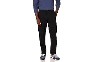 Amazon Essentials Men's Straight Fit Stretch Cargo Work Trousers (Available in Big & Tall)