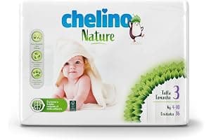 Chelino Nature Pañal Infantil Talla 3 (4-10 kg), 216 Pañales
