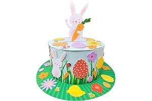 YLAB Make Your Own Easter Bonnet Kit – Fun Craft Activity for Kids, Perfect for Easter Bonnet Parade & School Competitions, I